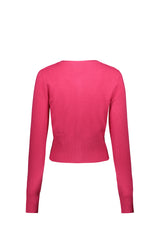 Maglia Donna In Tinta Unita Fuxia