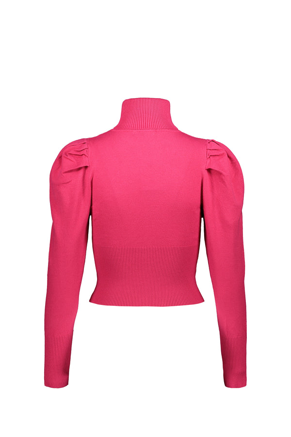 Maglia Donna In Tinta Unita Fuxia