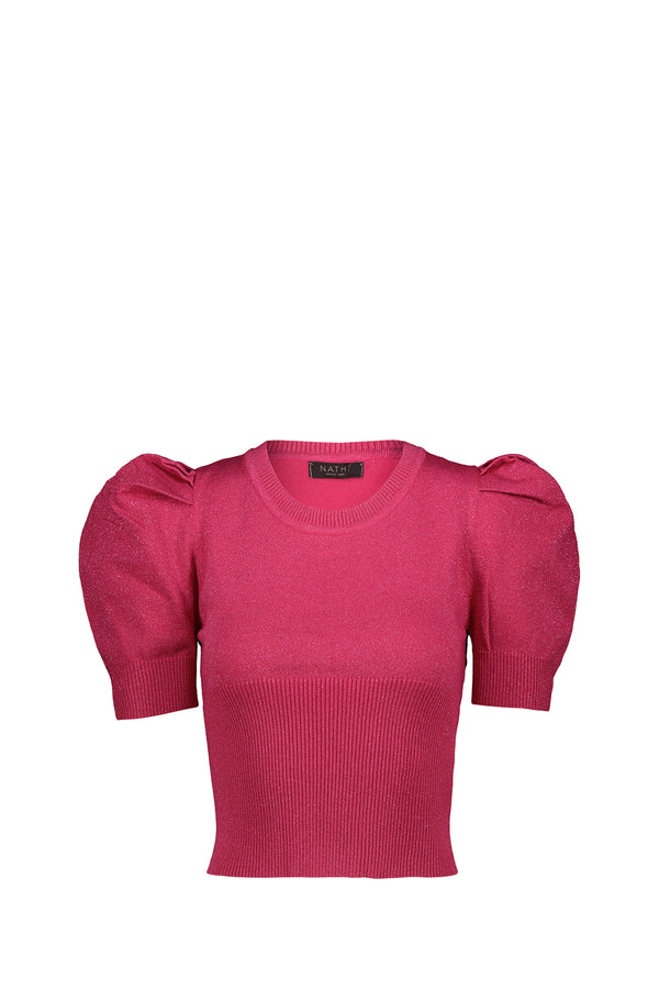 Maglia Donna In Tinta Unita Fuxia