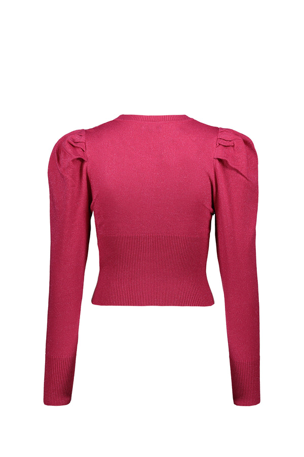 Maglia Donna In Tinta Unita Fuxia