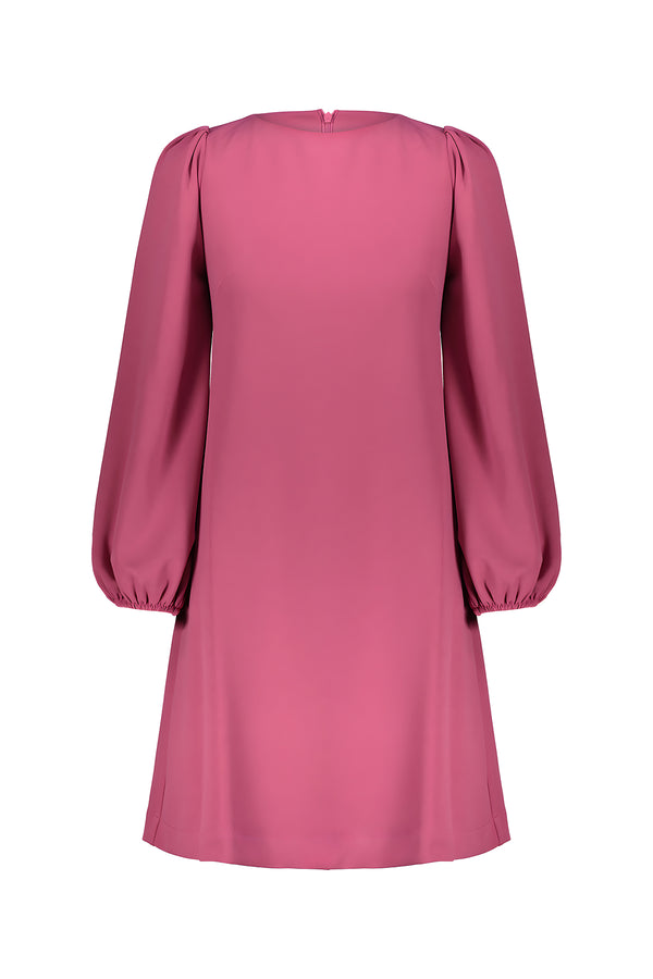 Abito Donna In Tinta Unita Fuxia