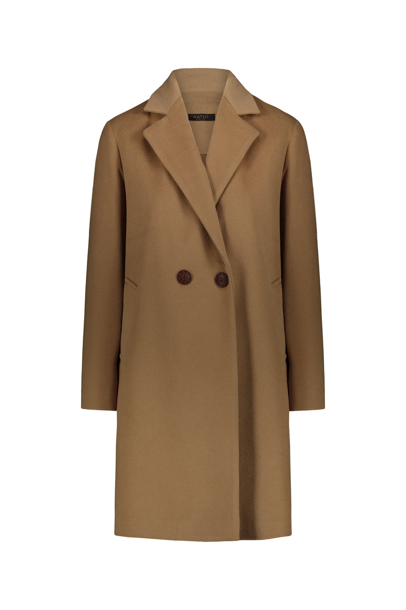 Cappotto Donna Over Cammello