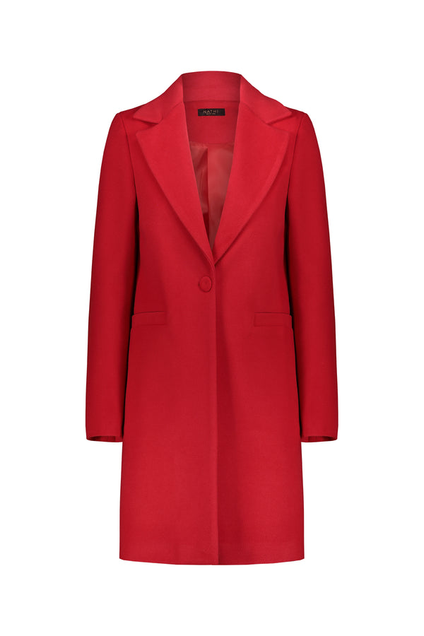 Cappotto Baronetto Donna Rosso