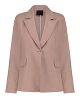 Giacca A Quadri Donna - Rosa
