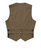 Gilet Nathi Luxury In Tinta Unita - Marrone