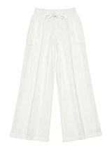 Pantalone Nathi Luxury In Tinta Unita - Bianco
