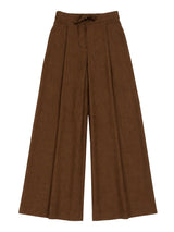 Pantalone Nathi Luxury In Tinta Unita - Marrone