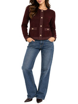 Cardigan Donna - Bordeaux