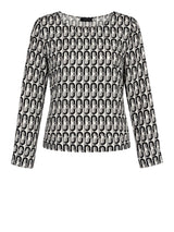Blusa Stampata Nathì - Nero