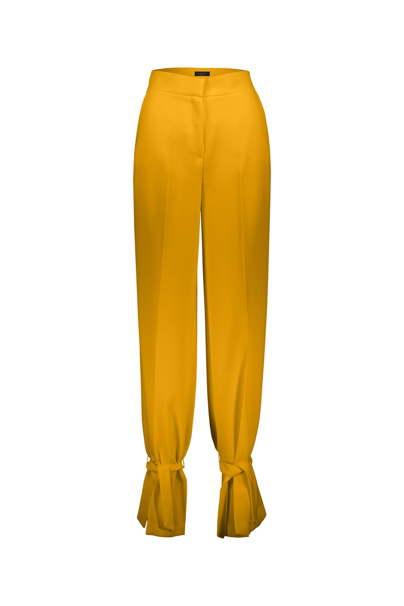 Pantalone Con Laccio Papaya
