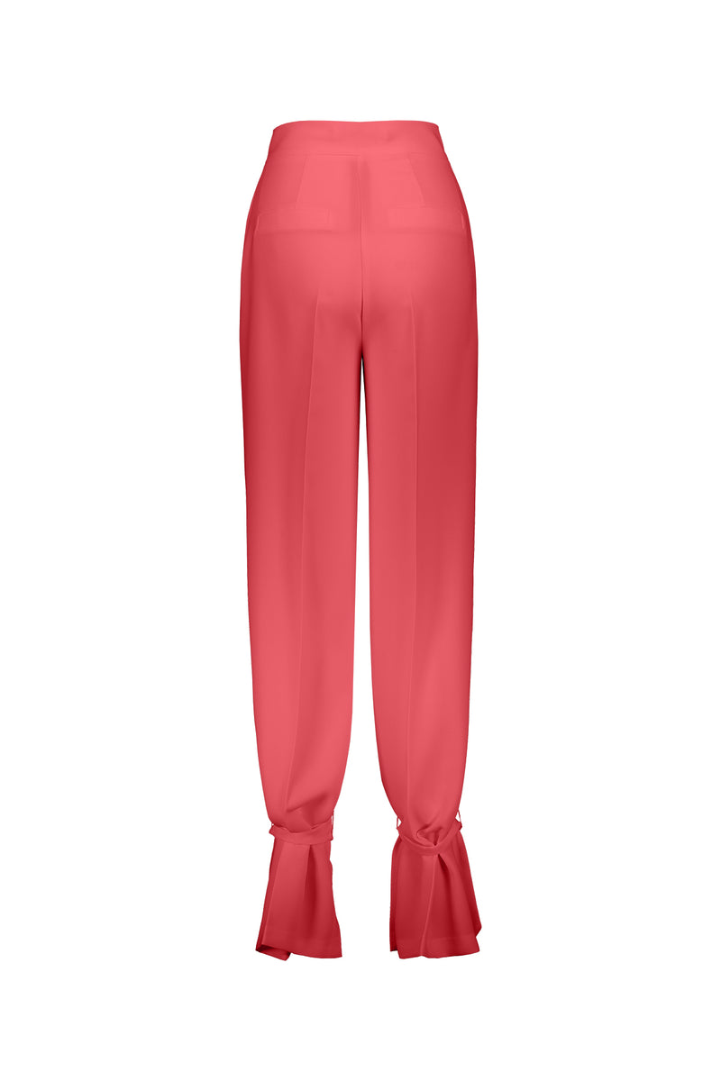 Pantalone Con Laccio Fuxia