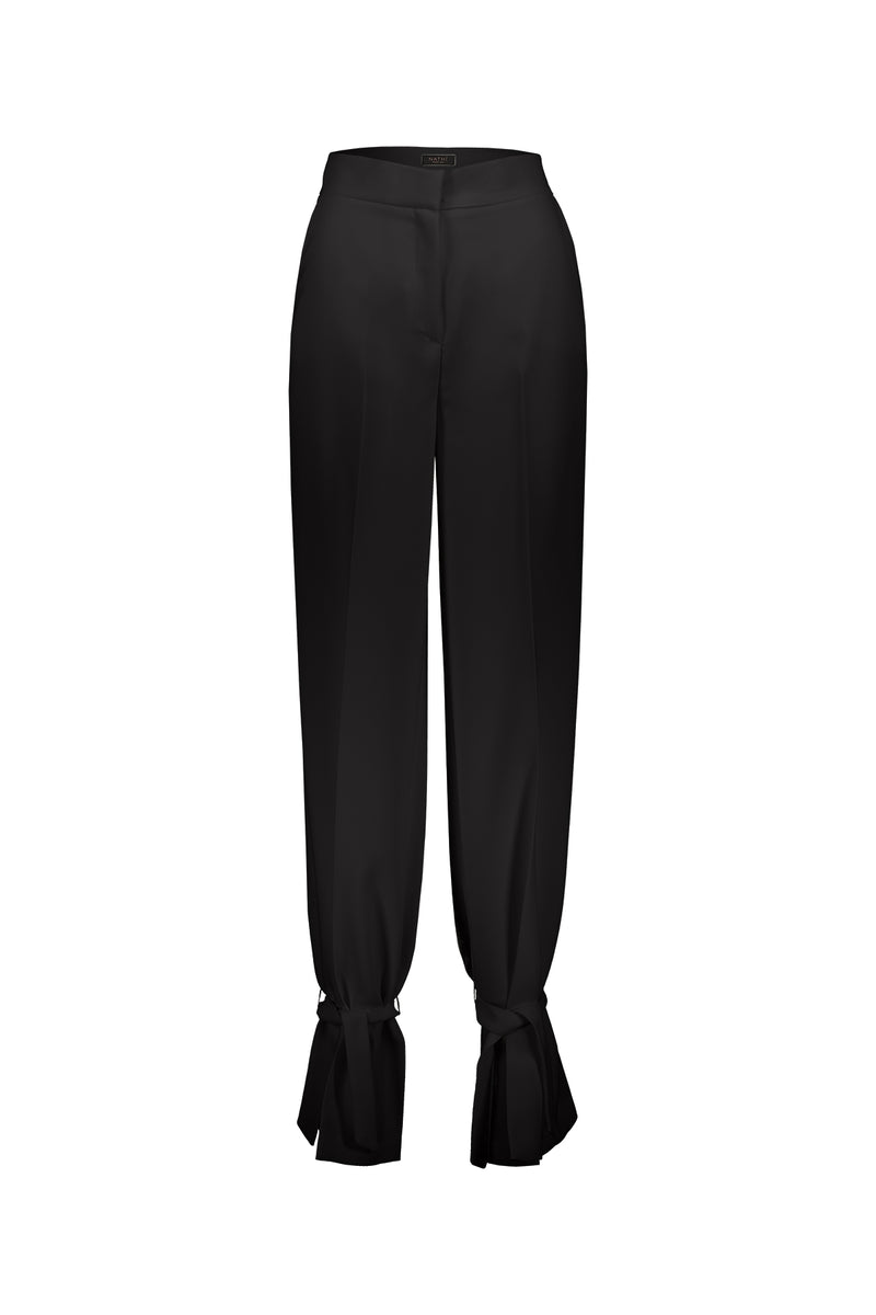 Pantalone Con Laccio Nero