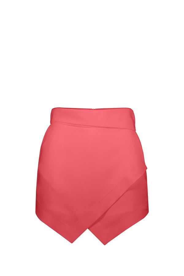 Short Con Pannelli Assimmetrici Fuxia