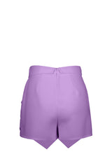 Short Con Pannelli Assimmetrici Lilla