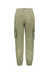 Pantalone Donna In Tinta Unita Verde